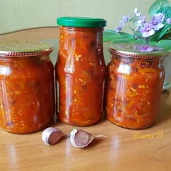 Фасоль "По-монастырски" с овощами (на зиму)