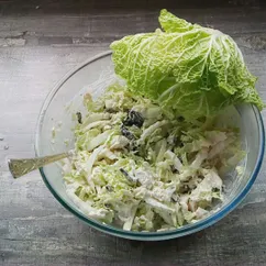 Салат из пекинской капусты с куриной грудкой и черносливом ❤