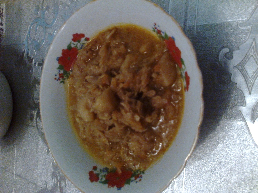 Капуста тушеная с картошкой