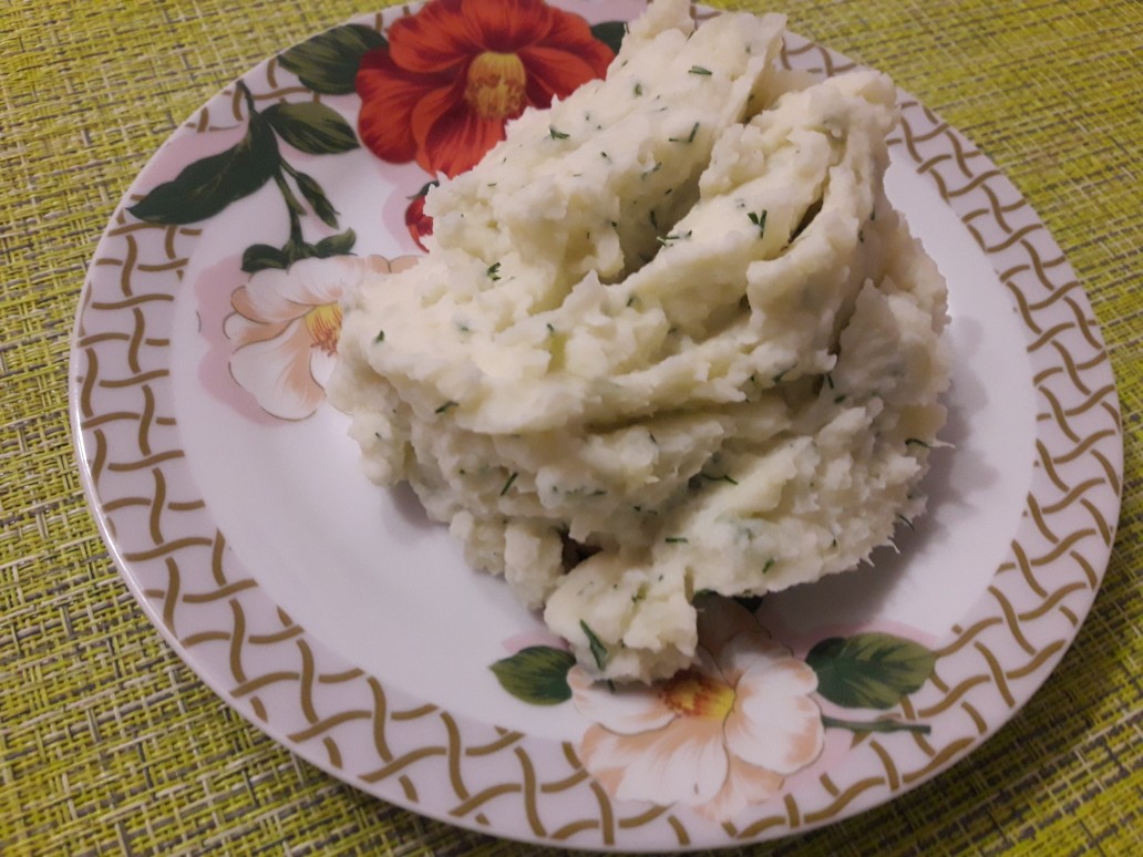 Пюре с укропом