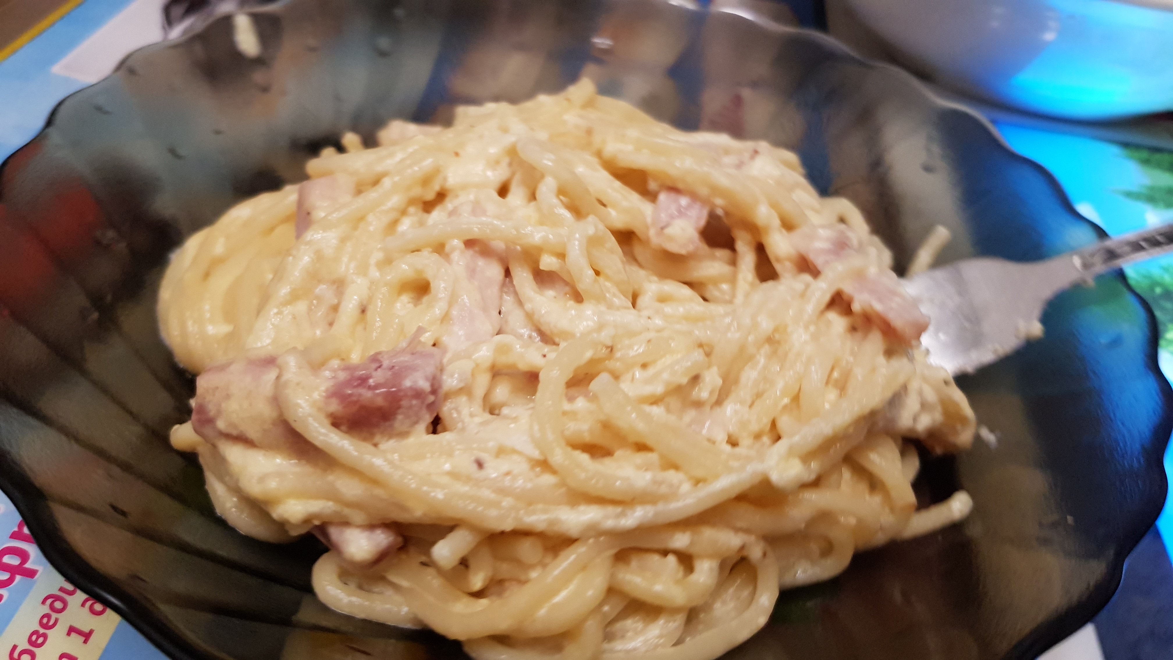 Спагетти карбонара простой рецепт, пошаговый рецепт с фото от автора Елена Некрасова на ккал