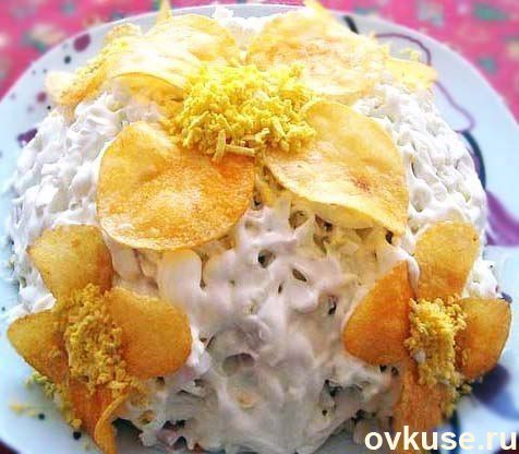 Салат "Орхидея"