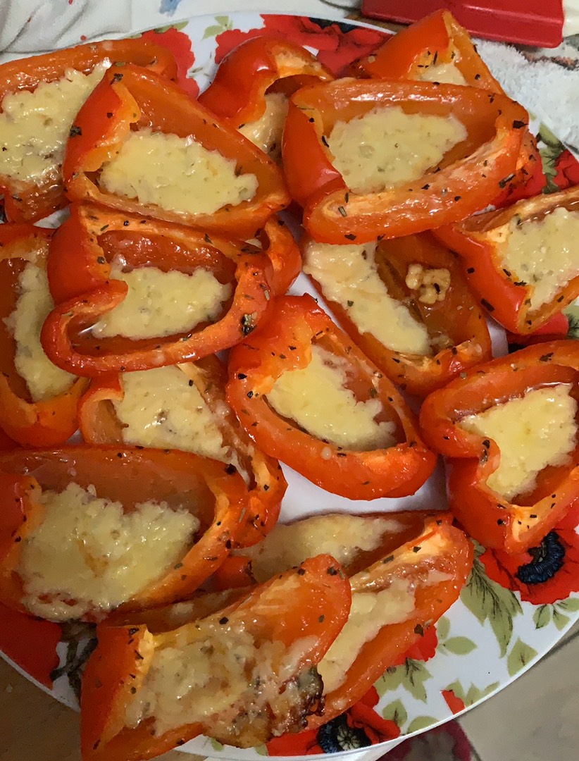 Фаршированные перцы с сыром в духовке пошаговый рецепт с фото