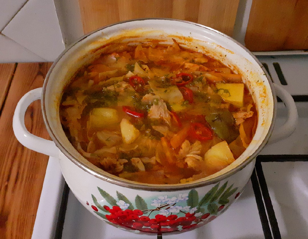 Курино-овощной соус