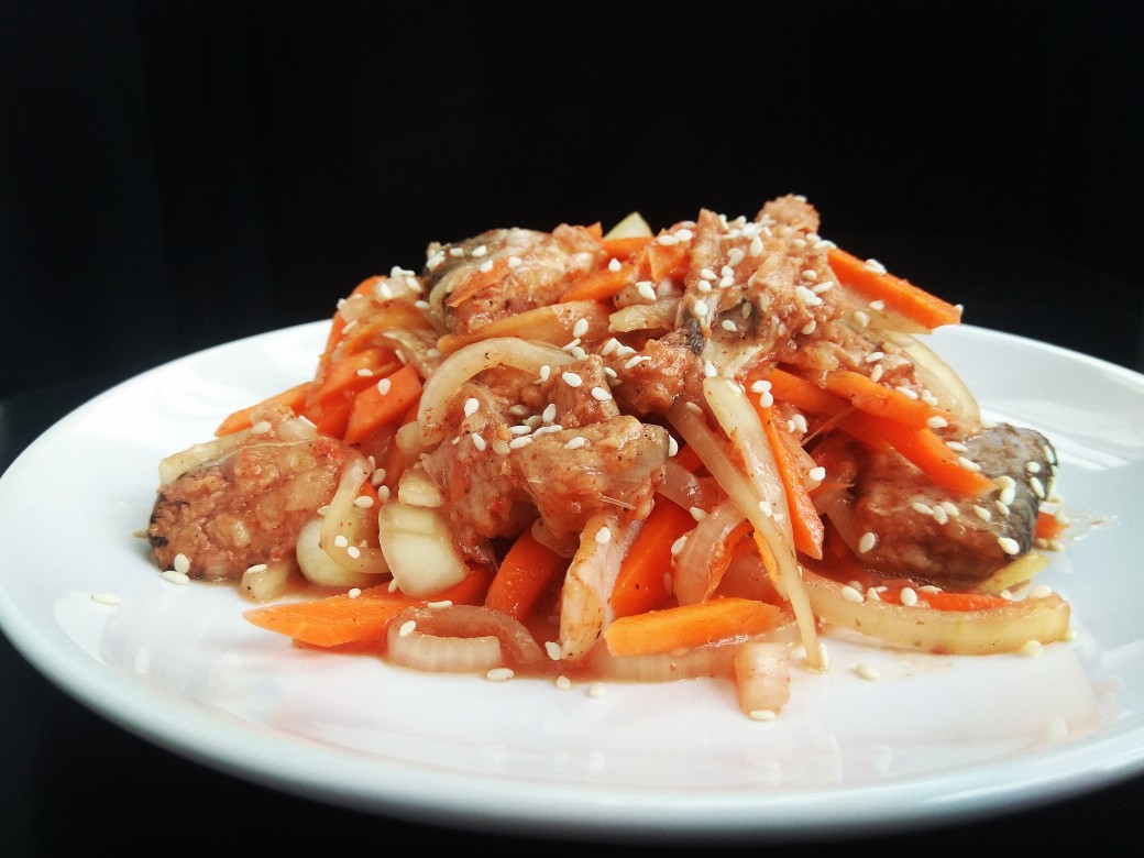 Рыба хе по-корейски – рецепт с фото, как приготовить рыбный салат в домашних условиях
