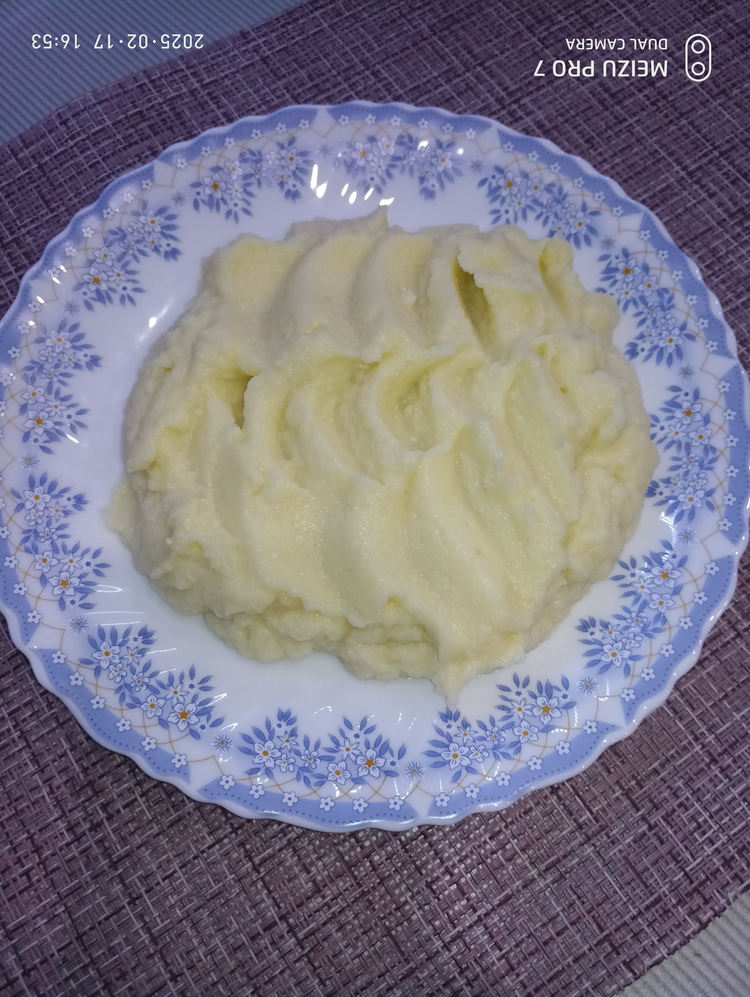 Пюре из цветной капусты 
