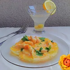 Куриные грудки с овощами в сметане