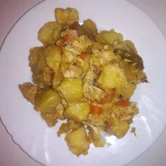 Жаркое с куриной грудкой