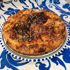 Пирог с грудинкой и луком (по-литовски) 🇱🇹 🥧