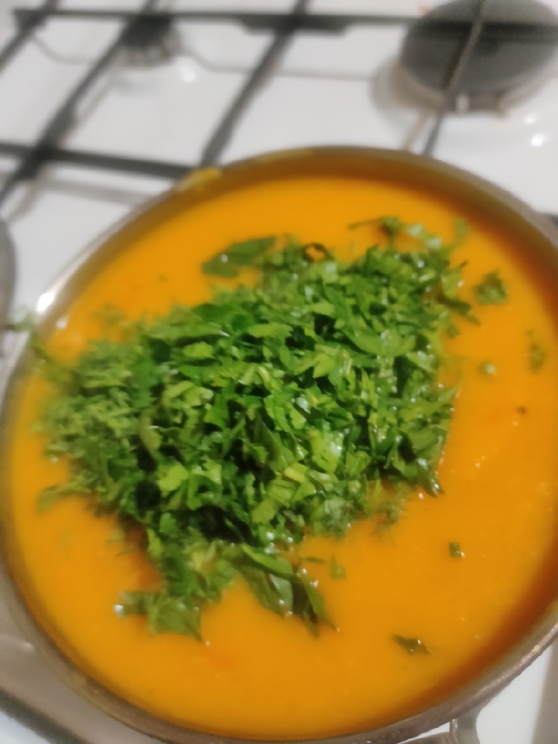 Тыквенный суп-пюре с сельдереем