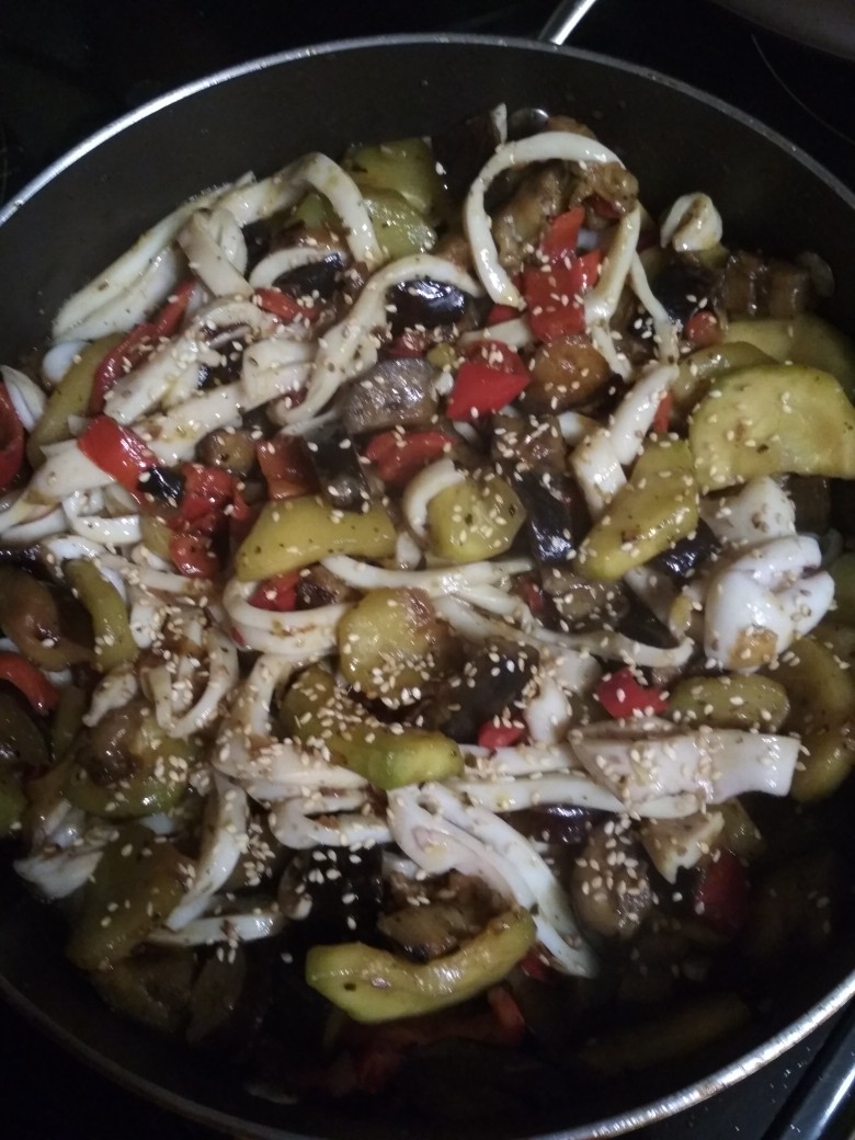 Кальмары в азиатском стиле