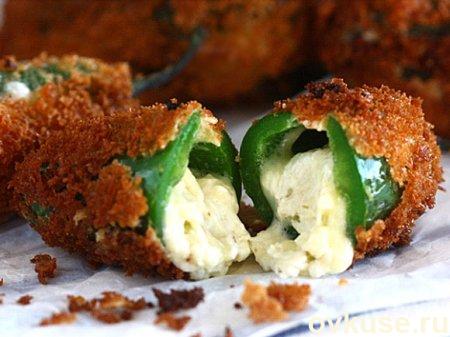Фаршированные жареные перцы