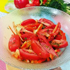 Пикантная закуска из помидоров и болгарского перца 👌🍅🌶