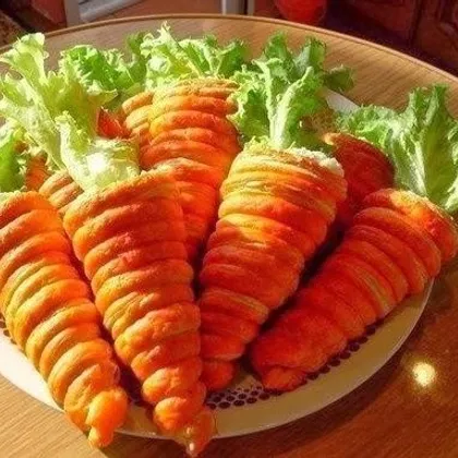 Салат в морковке