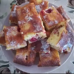 Пирог с вишней(черешней)