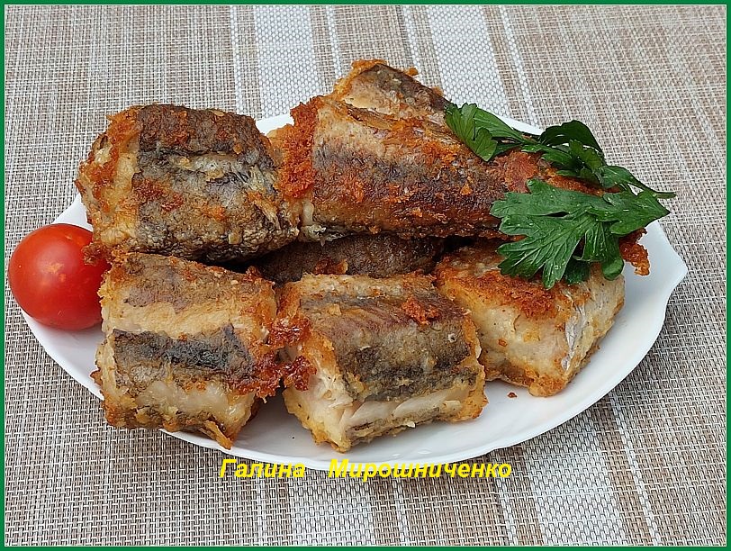 Хек жареный