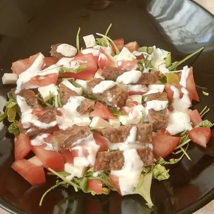 Салат с мясом #кулинарныймарафон