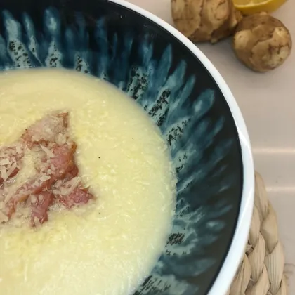 Суп-пюре из топинамбура (иерусалимского артишока, земляной груши)