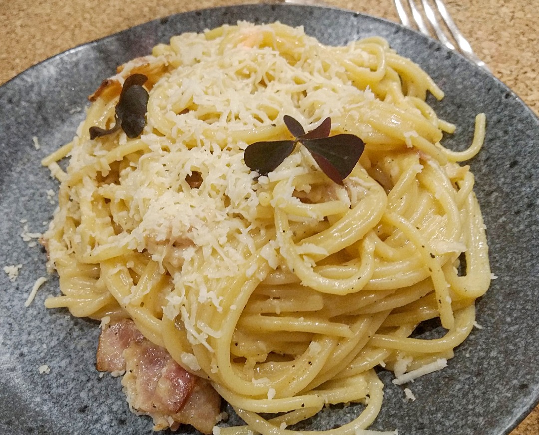 Паста карбонара «Pasta alla carbonara» рецепт – Итальянская кухня: Паста и пицца. «Еда»