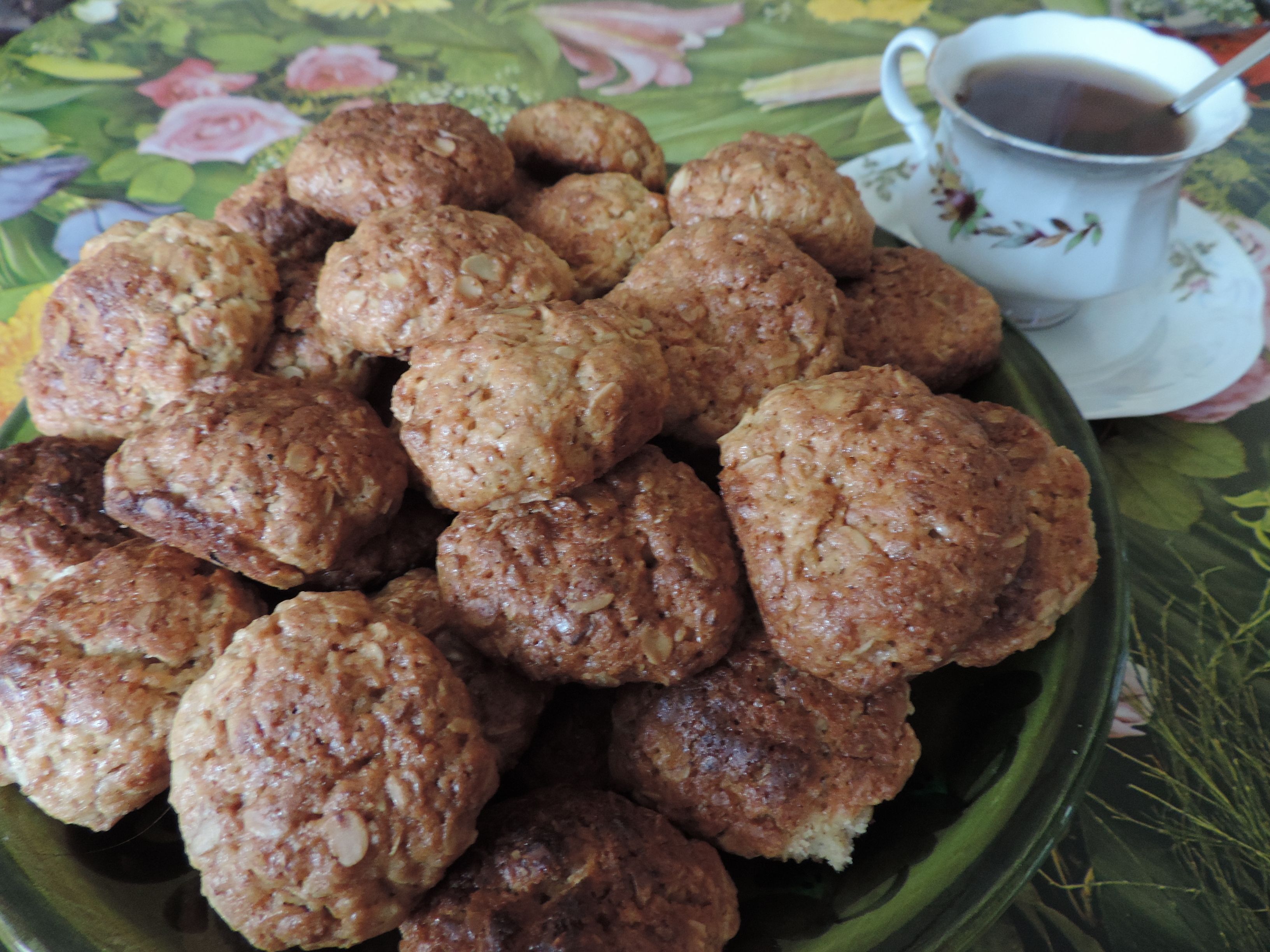 Рецепт - Медовое овсяное печенье с фото приготовления