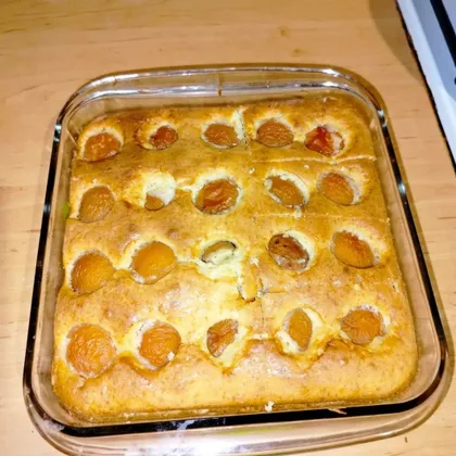 Пирог с абрикосами