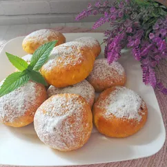 Тыквенное печенье с кокосовой стружкой