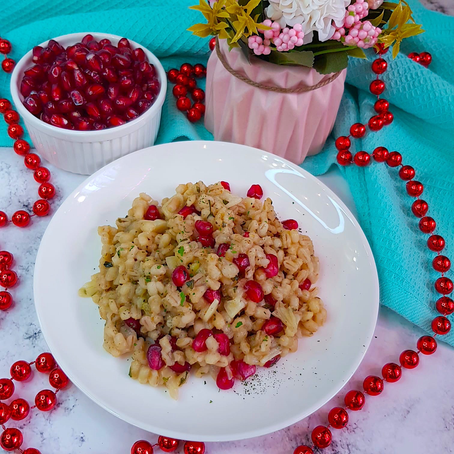 Перлотто с гранатом