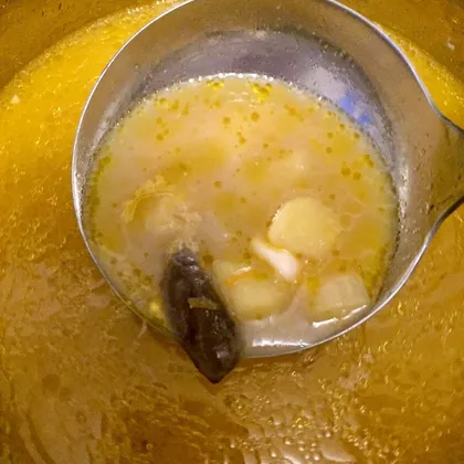 Суп сырный с шампиньонами