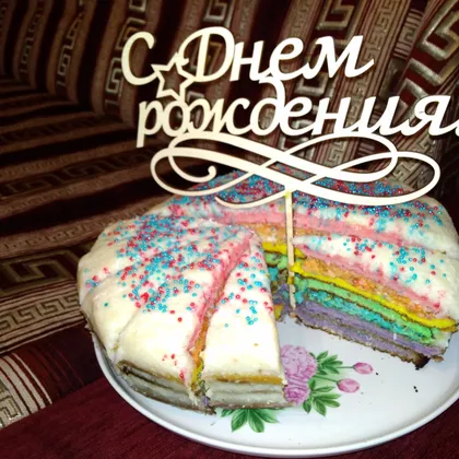 Торт-радуга