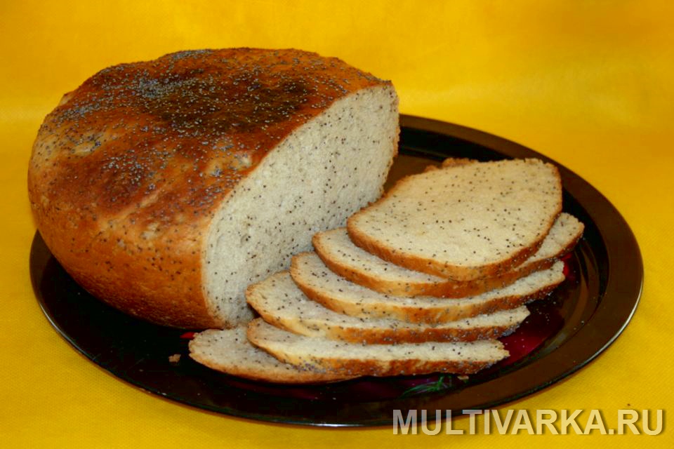 Маковый хлеб в мультиварке