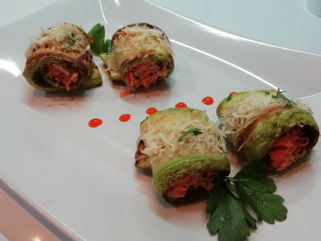Кабачковые роллы "Пикантные" 😋