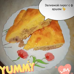 Заливной пирог с фаршем 🥧