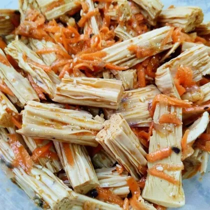 Фучжу по-корейски с морковью