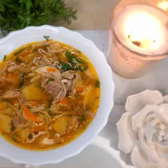 Куриный суп в мультиварке