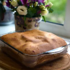 Яблочный пирог на сметанном тесте🥮