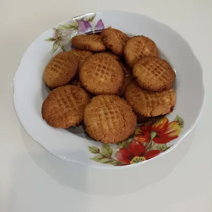 Печенье Кето из арахисовой пасты и творога (с кокосовой мукой)