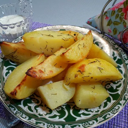 Картофель запечённый в рукаве в духовке
