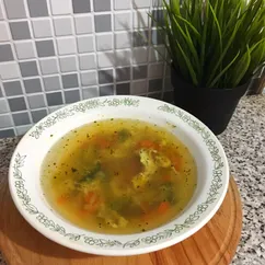 Овощной суп с яйцом 🥕🌶🥔🥚