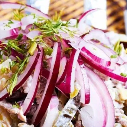 Салат с говядиной и фасолью «Цада» - рецепт с фото