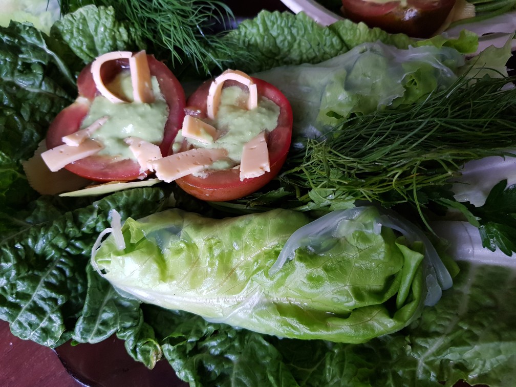 Спринг роллы с креветками