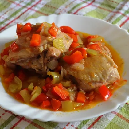 Курица чилиндрон (pollo al chilindrón) по-арагонски