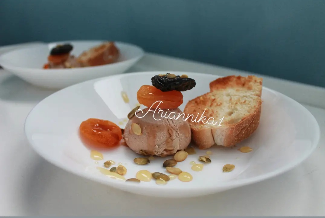 Cicchetti или Чикетти с куриным паштетом и курагой