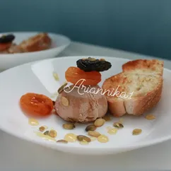 Cicchetti или Чикетти с куриным паштетом и курагой