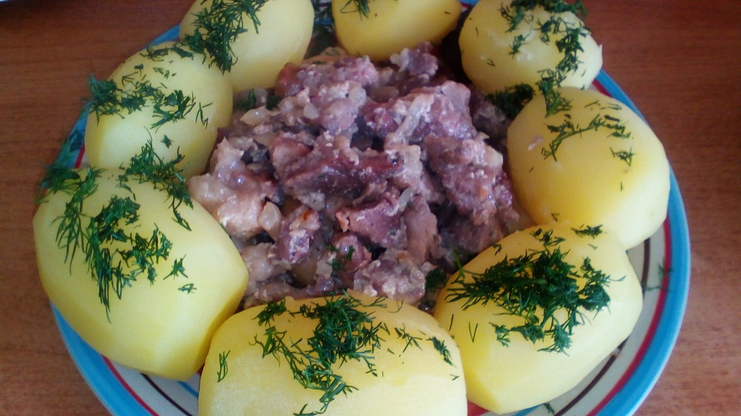 Вкусная, отварная, "Молодая картошечка"
