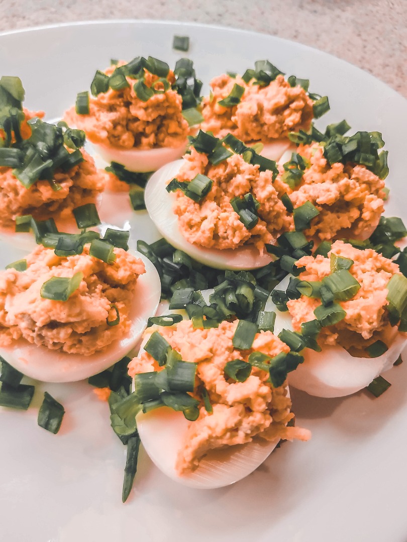 Фаршированные яйца-грибочки – пошаговый рецепт приготовления с фото