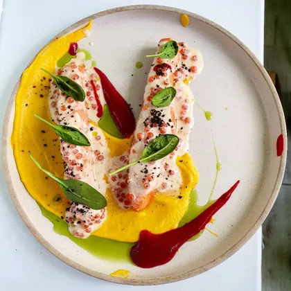 Блюда с шампанским