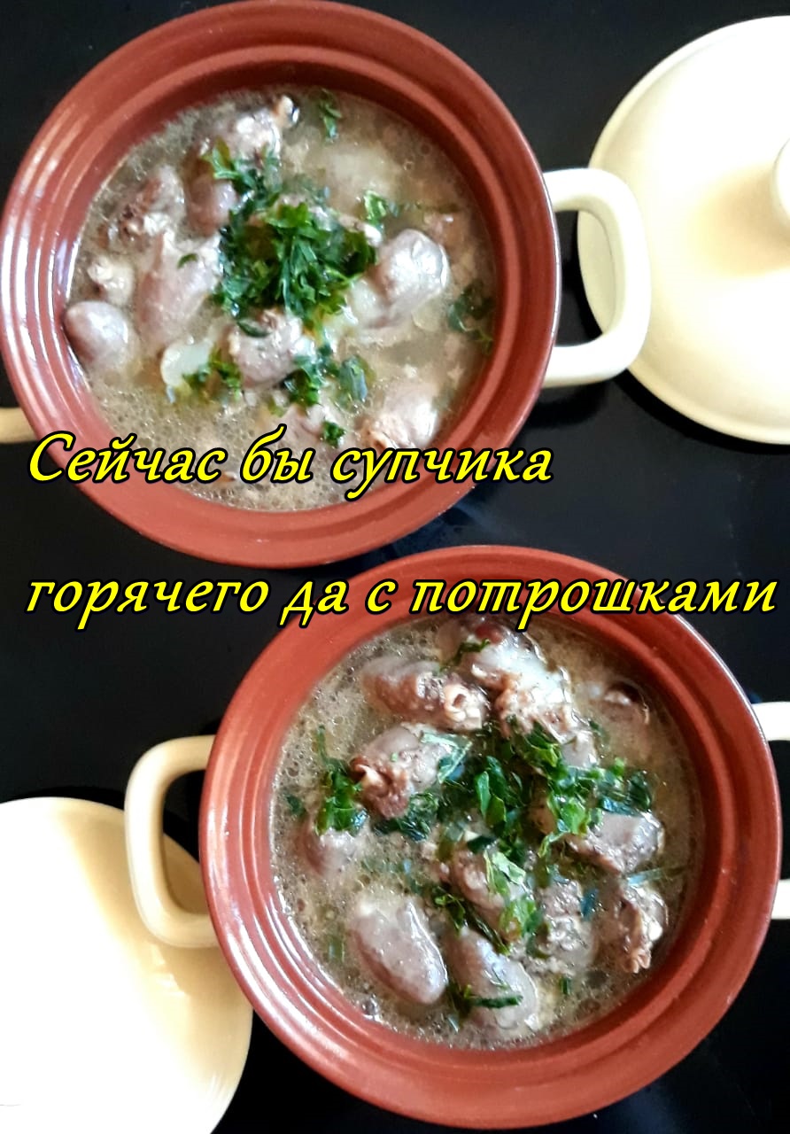 Суп с потрошками 🥣