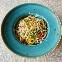 Острая паста с анчоусами