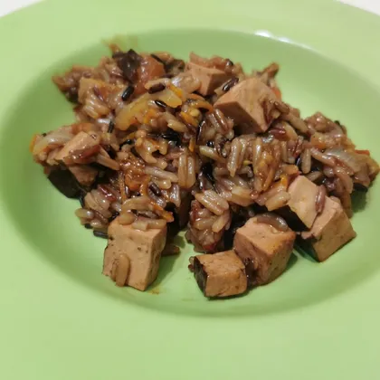 Рис и тофу - вкусно и просто!
