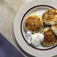 Сырники с начинкой из банана 🍌